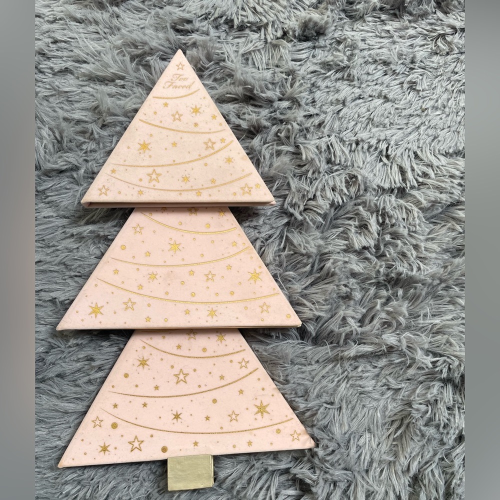 Too Faced Christmas Tree Palette trio